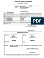 Surat Perintah Perjalanan Dinas (SPPD) : Nomor: Model