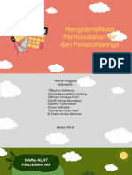 Mengidentifikasi Permasalahan Air Dan Pemecahannya