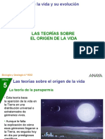 Teorías Del Origen de La Vida