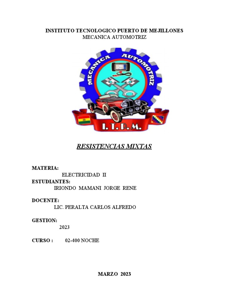 Caratula Resistencias (...... | PDF