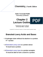 Ch02_ Lecture Brønsted-Lowry Acids and Bases