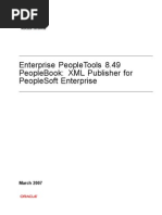 XML Publisher For People Soft Enterprise