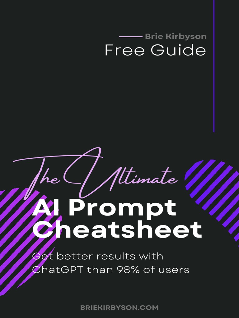 Ai Prompt Cheatsheet | PDF