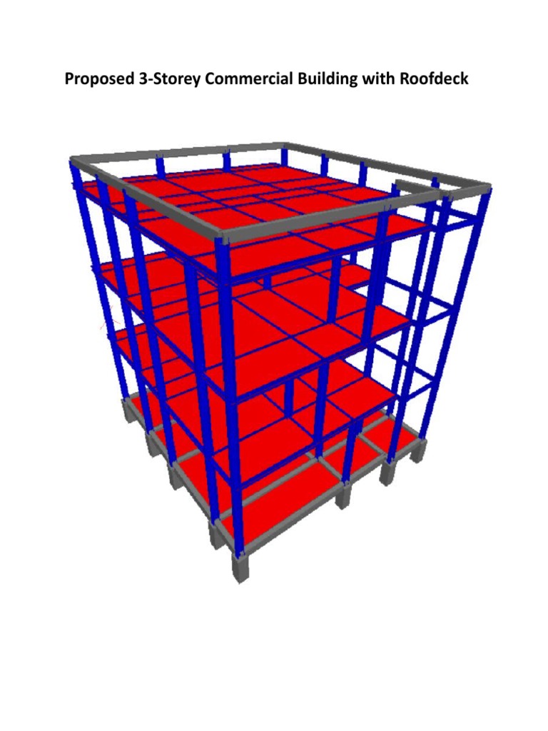 Proposed 3-Storey Commercial Building | PDF