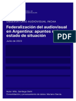 Federalizacion Del Audiovisual en Argentina