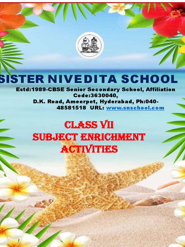 Class 7 Subject Enrichment Activities PDF