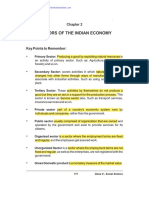 CBSE Class 10 SST Notes Question Bank Sectors of The Indian Economy