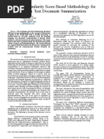 A Jaccards Similarity Score Based Methodology For Kannada Text Document Summarization