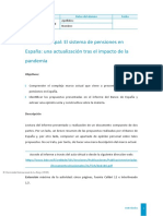 Act. Grupal Sistema de Pensiones en España Una Actualización Tars El Impacto de La Pandemia