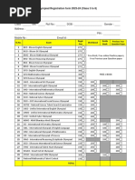 Olympiad Registration Form 2023-24 Class 5-8