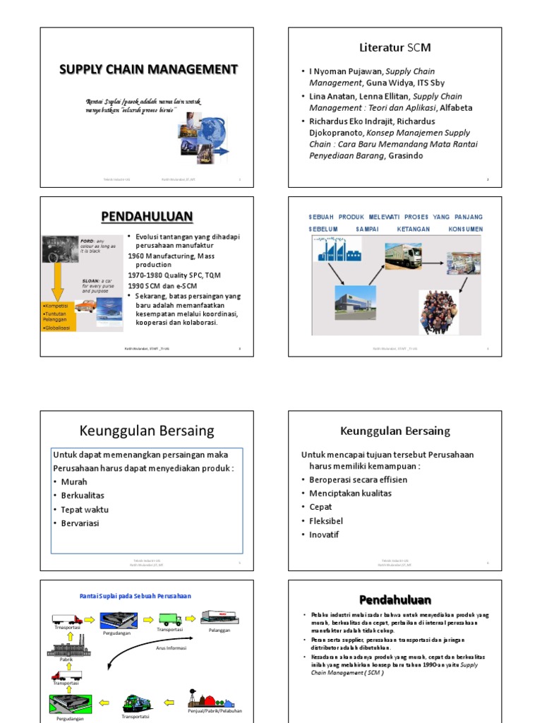 Faktor Penggerak Rantai Pasok SCM | PDF