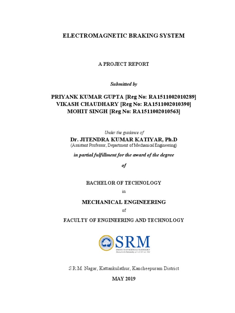 Braking System Braking System