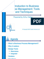 An Introduction To Business Process Management: Tools and Techniques