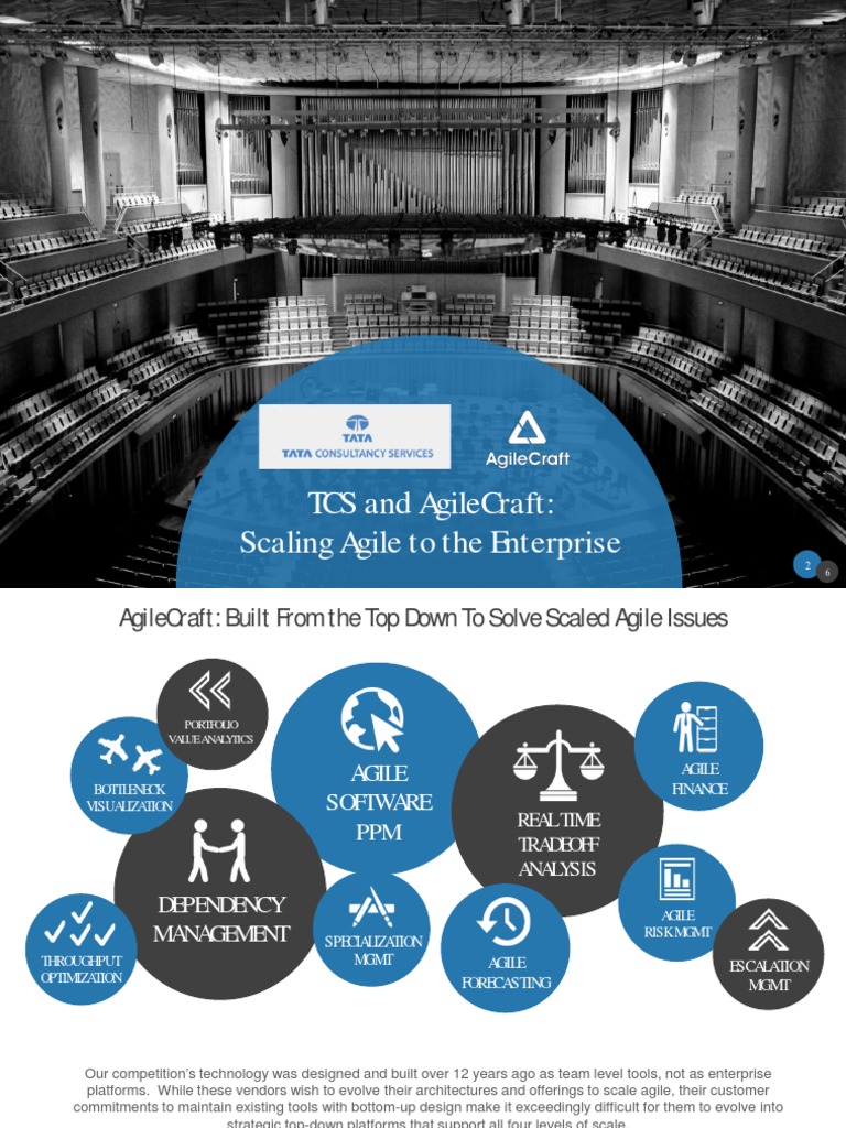 TCS and AgileCraft: Enterprise Agility Solutions | PDF | Scrum ...