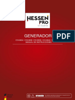 Manual Generadores Hessen Pro 1200-2200-3300-7000-8000