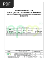 NC As IL02 10 Realce y Recorte de Cilindro en Camaras de Inspeccion Existente