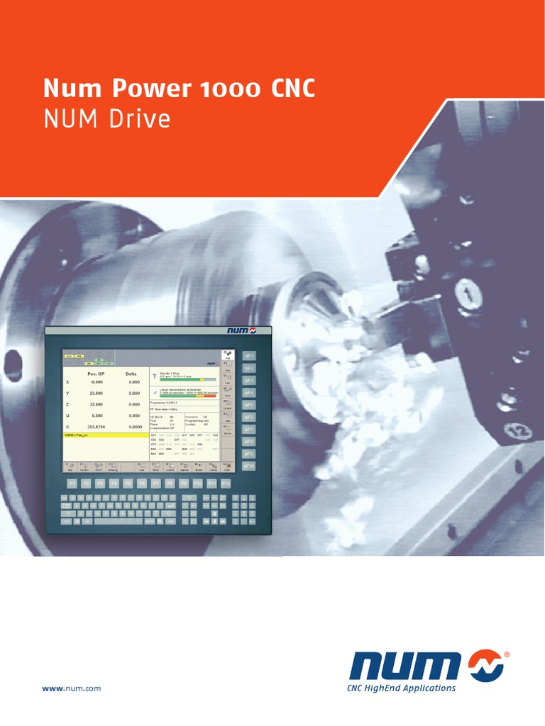 Num Power 1000 CNC NUM Drive | PDF