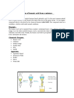 Extraction of Benzoic Acid