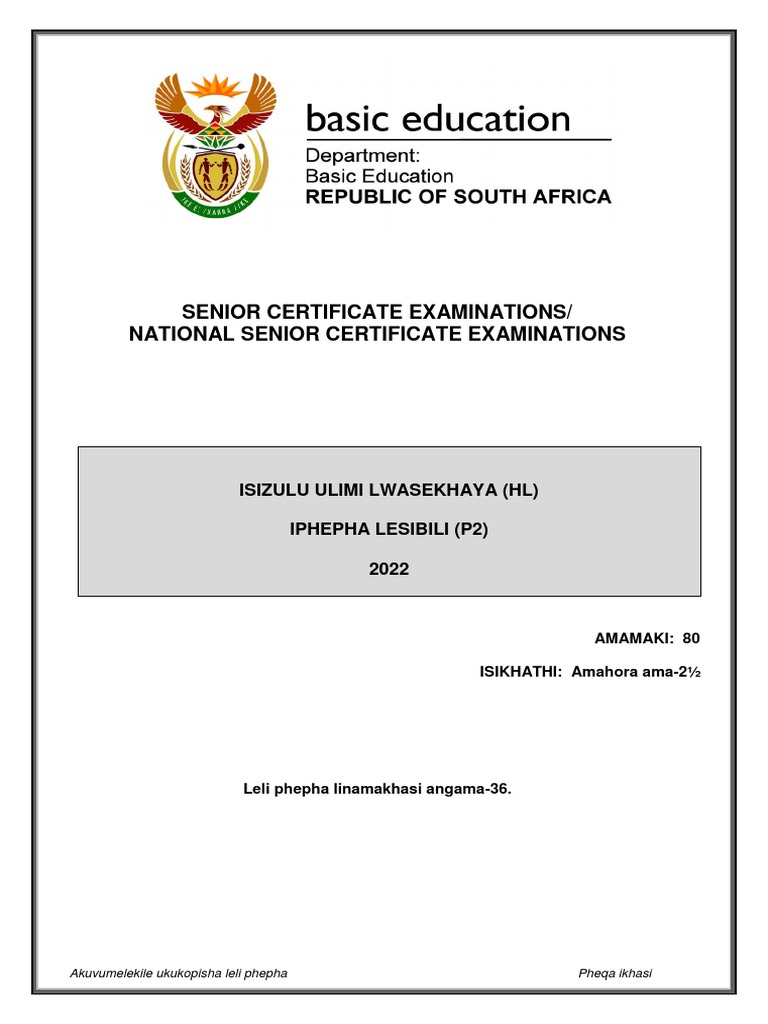 isizulu paper 2 grade 12 memorandum 2022 pdf download
