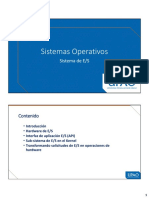 Sistemas Operativos: Sistema de E/S