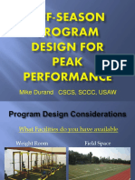 Mike Durand-WIAA Off-Season Program Design for Peak Performance