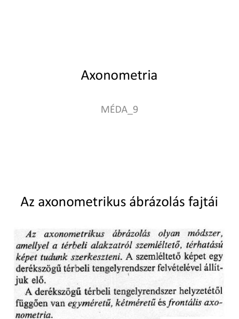 Axonometria | PDF