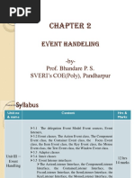 Chapter 3 Event Handeling