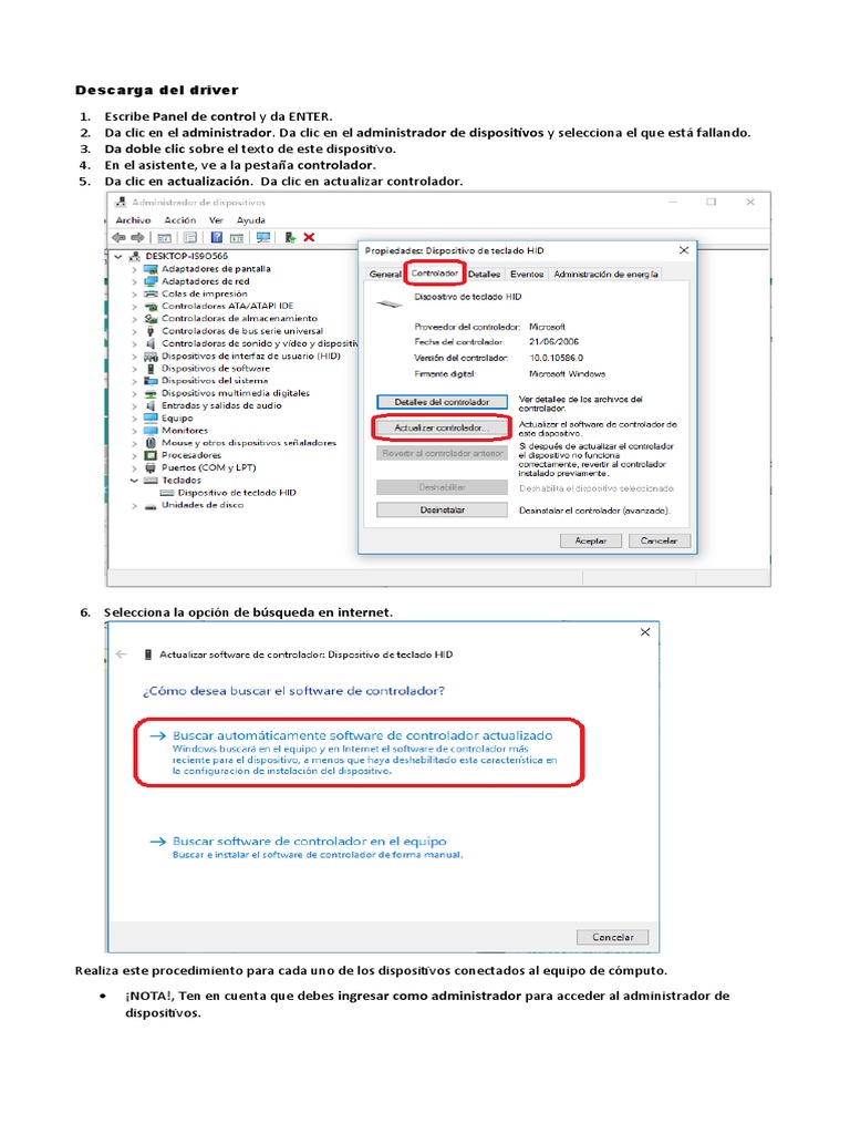 Guía para Descargar e Instalar Drivers | PDF | Informática
