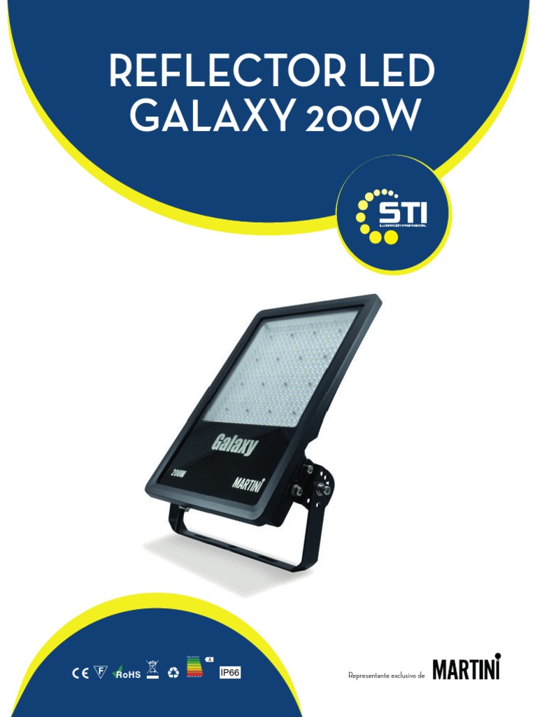 Reflector Led GALAXY 200W | PDF