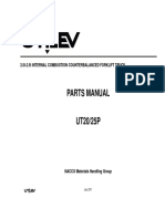 Empilhadeira Utilev Ut2025p Manual de Peças