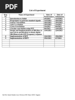 2021 DSP Practical Experiment Scilab SCET