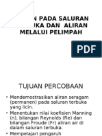 Aliran Pada Saluran Terbuka Dan Aliran Melalui Pelimpah2003