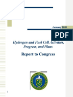 Hydrogen and Fuel Cell Activities Progress and Plans Report Congress