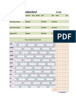 Attendance Sheet Template