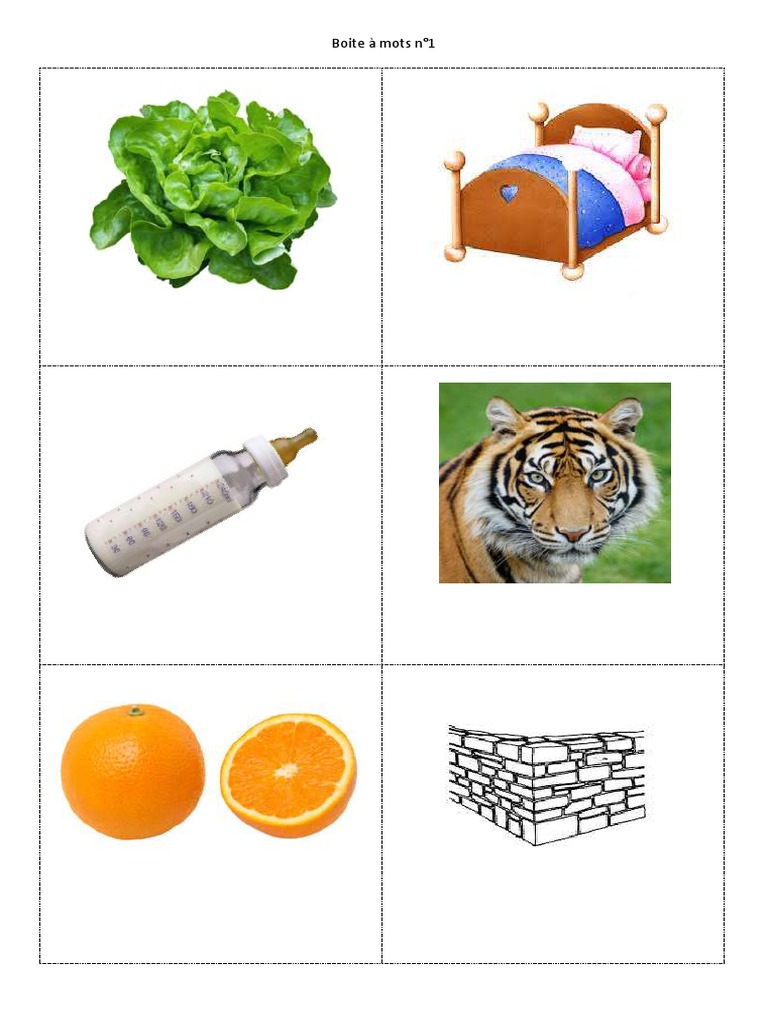 Boîtes à mots : 5 collections thématiques | PDF | Maison et jardin