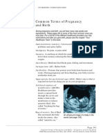 PatientResources - Forms - Common Terms Pregnancy Birth English