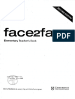 Face 2 Face Elementary Teachers Book Second Edition