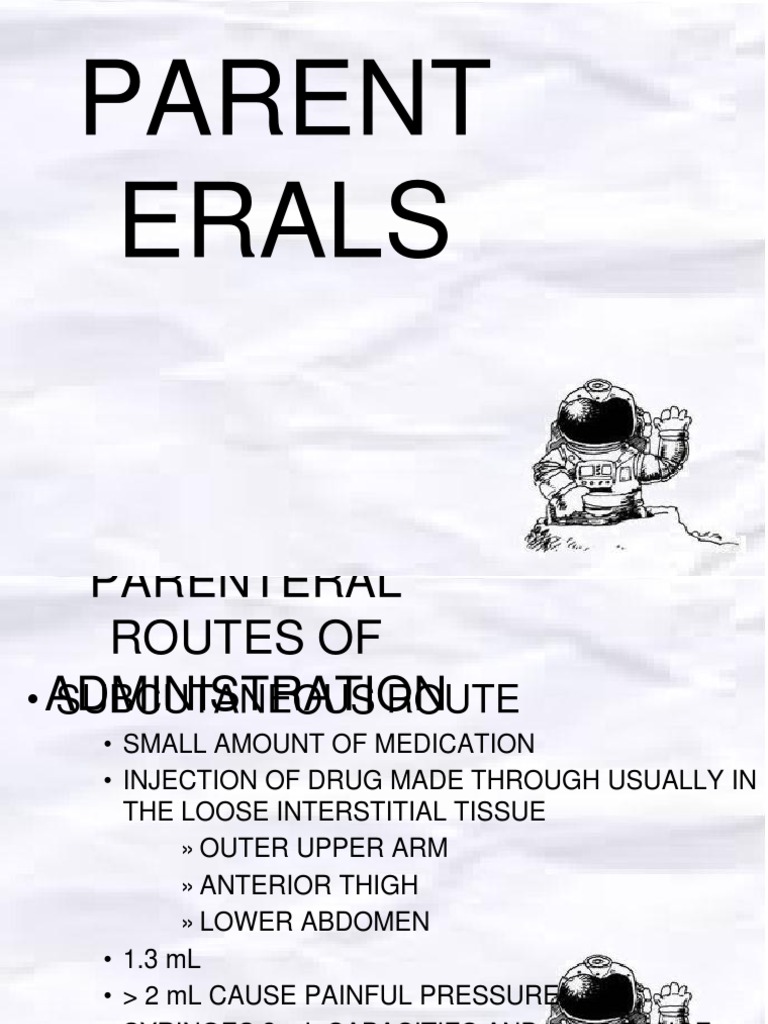 Parenteral Injection Administration Guide | PDF | Injection (Medicine ...