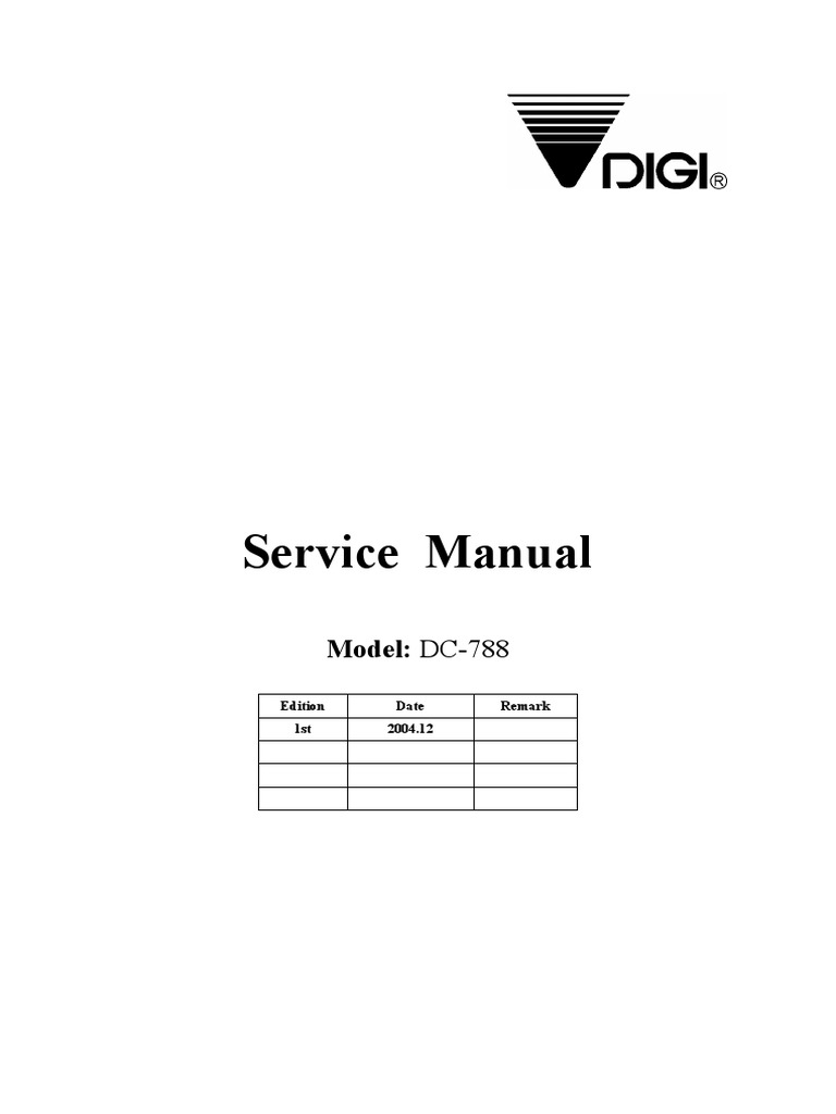 Dc 788 Service Manual Pdf