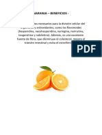 Naranja Beneficios