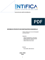 Modelo de Informe de Proyecto de Desarrollo