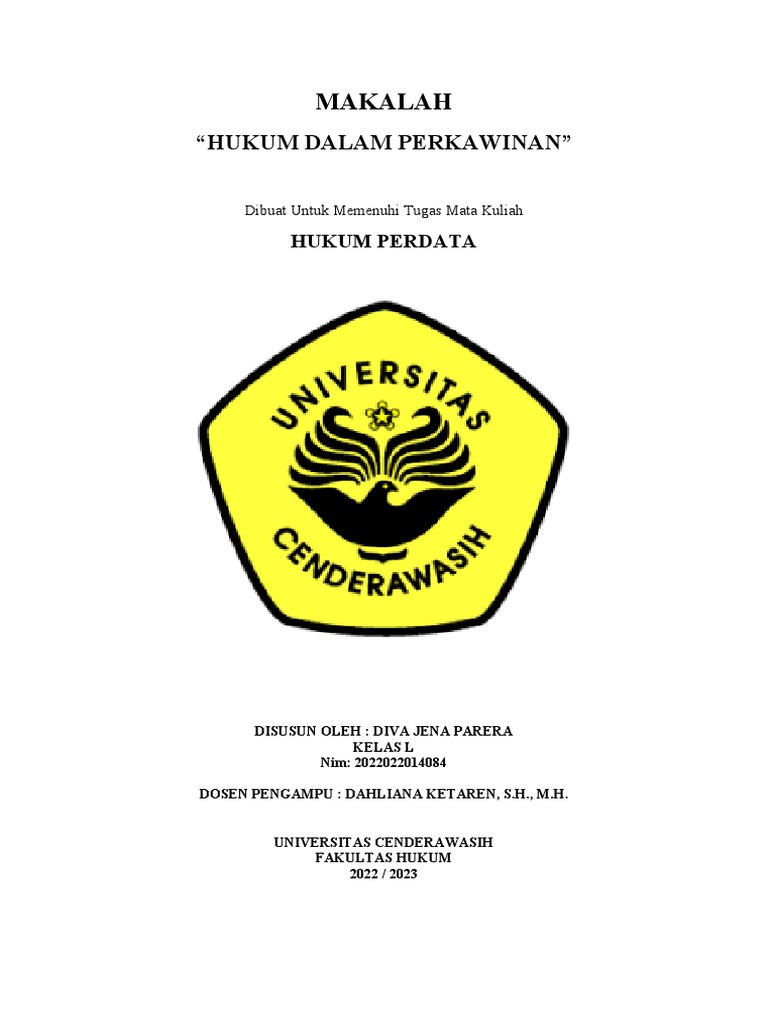 Makalah Hukum Perkawinan Pdf