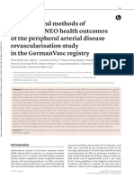 Rationale and Methods of The Idomeneo Health Outcomes of The Peripheral Arterial Disease Revascularisation Study in The Germanvasc Registry