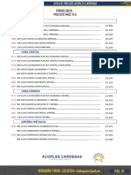 Lista de Precios Cardenas 2023