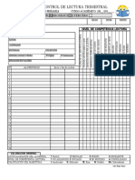 Ficha Control de Lectura Trimestral