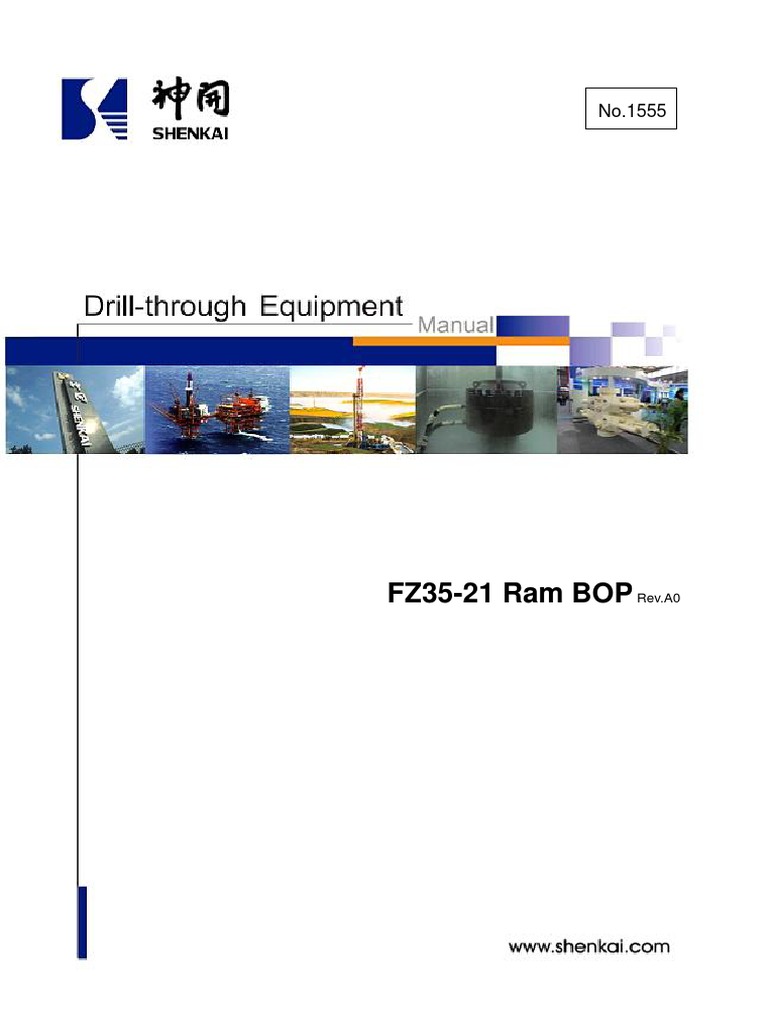 SHENKAI Ram BOP Manual 2FZ3521 | PDF | Mechanical Engineering