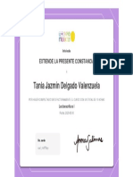 Certificate of Completion For Lectoescritura I