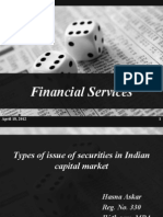 Financial Services: April 18, 2012 1