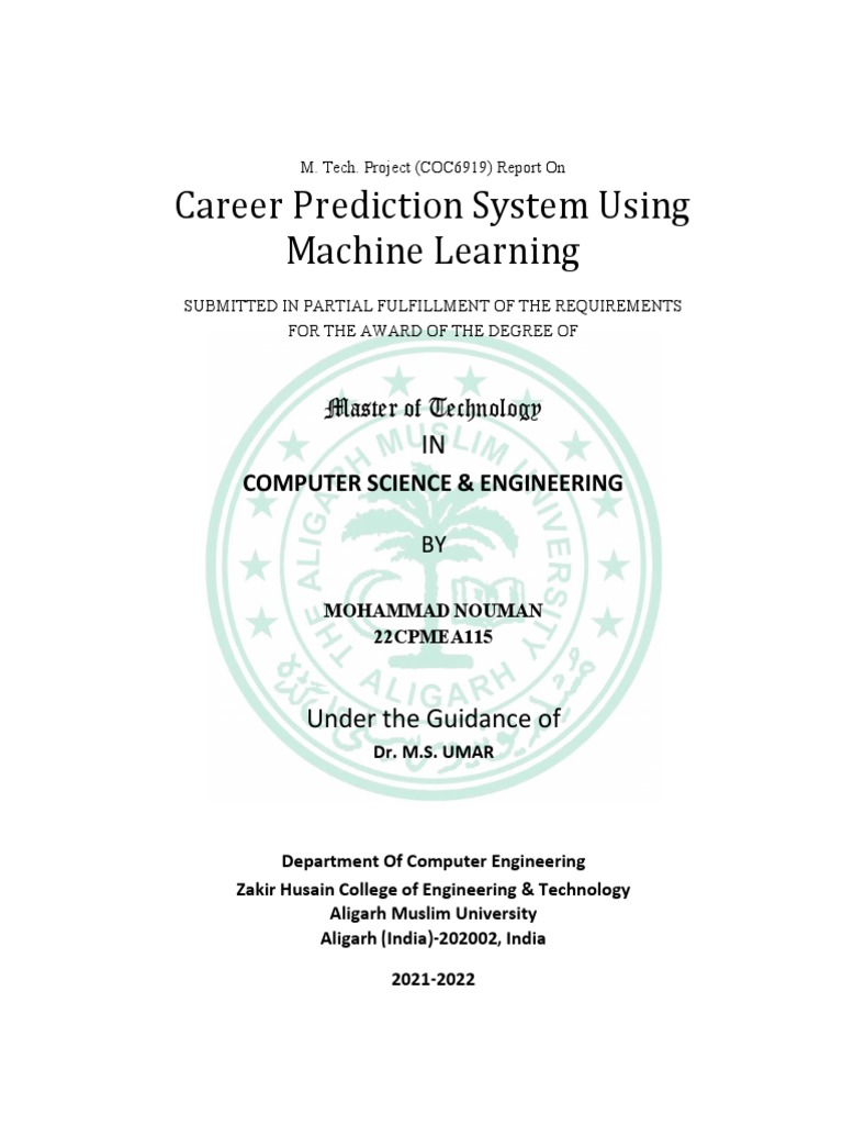 Final Report | PDF | Machine Learning | Html