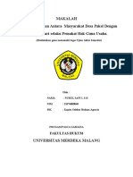 MAKALAH Kapita Selekta Hukum Agraria